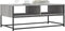 vidaXL - Salontafel - 100x51x40 - cm - bewerkt - hout - grijs - sonoma