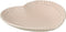 J-Line bord Hartvorm - keramiek - roze - 6 stuks