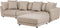 SIGTUNA - Hoekbank - Beige - Universeel - Polyester