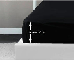 Onderlaken Lovely Home Zwart (140 x 190 cm)