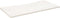 Bureaublad 110x55x2,5 cm massief grenenhout wit