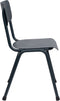 Zuiver Back To School Tuinstoel - Grijs/Blauw - Set van 2