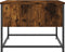 vidaXL - Salontafel - 100x51x40 - cm - bewerkt - hout - gerookt - eikenkleurig