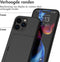 imoshion Hoesje Geschikt voor iPhone 15 Pro Max Hoesje - Ruimte voor 2 pasjes - imoshion Backcover met pasjeshouder - Zwart