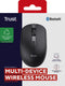 Trust Ozaa Compact - Draadloze muis - Verbind tot 3 apparaten - Oplaadbaar - 3200 DPI (8713439248197)