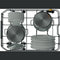 Bauknecht BK6IB10BS7LA0 - Smalle Inbouwvaatwasser 45cm - Energieklasse B - RVS