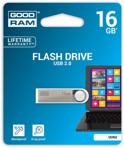 Goodram UUN2 - USB Stick - 16GB - Zilver