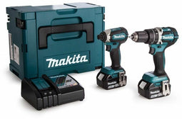Makita DLX2180TJ - Accu Combiset - 2x 5,0 Ah accu's - DHP484 DTD153 - in Mbox (2 st.)