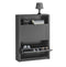SoBuy FSR87-SCH - Schoenenkast - 4 Planken - Zwart
