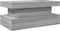 vidaXL - Salontafel - met - LED-verlichting - 90x50x40 - cm - grijs - sonoma - eiken