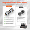 Rock Tumbler Machine, 8 lbs Large Capacity Dual Barrels Rock Polishing Machine, 9 Speed Settings 9-D