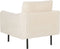 VINTERBRO - Fauteuil - Lichtbeige - Fluweel