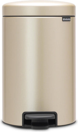 Brabantia NewIcon Prullenbak - 12 liter - Pedaalemmer - Metallic Gold