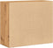 vidaXL - Dressoir - 80x33x70 - cm - bewerkt - hout - artisanaal - eikenkleurig