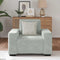 vidaXL - Fauteuil - 60 - cm - fluweel - lichtgrijs