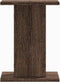 vidaXL - Speakerstandaards - 2 - st - 30x30x40 - cm - bewerkt - hout - bruin - eiken