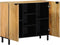 vidaXL - Dressoir - 90x33x75 - cm - massief - mangohout - bruin