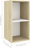 vidaXL - Tv-wandmeubel - 37x37x107 - cm - bewerkt - hout - sonoma - eikenkleurig