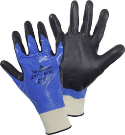 Showa High Tech 377 Werkhandschoenen Blauw/zwart - Maat XL - Nitril Handschoenen