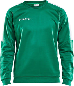 Craft Progress R-Neck Sweater - Trainings- en warming-up sweatshirt - Ergonomische pasvorm - Team Green/White - M