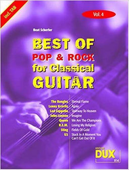 Best Of Pop & Rock 4 - Bladmuziek voor klassieke gitaar - Engelse taal
