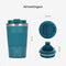 Castagnola Thermosbeker - Koffiebeker To Go - Dubbelwandig Isolerend - Blauw - 380 ML