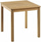 Tuinset voor kinderen - vierkante tafel 65x65cm en 2 stoelen - houten - voor kinderen