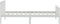 vidaXL - Bedframe - massief - grenenhout - wit - 100x200 - cm