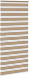 vidaXL - Zebra - Blind - 115x230 - cm - stofbreedte - 110,9 - cm - polyester - zandbruin