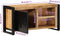 vidaXL - Tv-meubel - 80x30x40 - cm - massief - ruw - mangohout