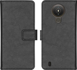 iMoshion Hoesje Geschikt voor Nokia 1.4 Hoesje Met Pasjeshouder - iMoshion Luxe Bookcase - Zwart