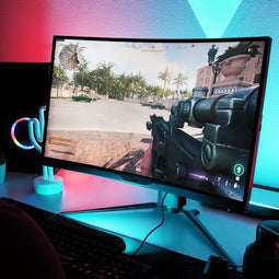 MSI MPG ARTYMIS 273CQRXDE-QD - 27 Inch Curved Gaming Monitor - 2560 x 1440 WQHD 240 Hz 1ms AMD FreeSync Premium VA HDR 400 Quantum Dot HDMI 2.1 - Zwart