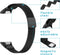 iMoshion Bandje Geschikt voor Samsung Galaxy Fit - iMoshion Milanese Watch bandje - Zwart