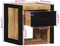 vidaXL - Nachtkastjes - 2 - st - 40x35x40 - cm - massief - ruw - hout - mango