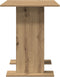 vidaXL - Eettafel - Artisan - Eik - 110x60x75 - cm - Engineered - Wood