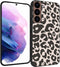 iMoshion Hoesje Geschikt voor Samsung Galaxy S22 Hoesje Siliconen - iMoshion Design hoesje - Zwart / Leopard