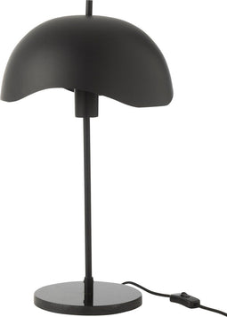 J-Line tafellamp - metaal/marmer - zwart