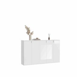 Furnilux ProjektX - Dressoir - 5 deuren - 163cm x 97cm x 34cm - Wit