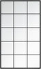 vidaXL - Wandspiegels - 3 - st - 100x60 - cm - metaal - zwart