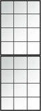 vidaXL - Wandspiegels - 2 - st - 80x60 - cm - metaal - zwart