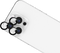 BeHello - Camera Lens Protector - Geschikt voor iPhone 15 Pro/15 Pro Max/14 Pro/14 Pro Max - Aluminium en Glas - Zwart