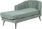 ALLIER - Chaise longue - Groen - Rechterzijde - Bouclé