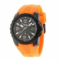 Timberland Oranje Siliconen Horloge Met 5 ATM Waterdichtheid