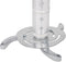 Manhattan 424820 - Projector Plafondbeugel - Hoogte 13 tot 106 cm Max 10 kg - Zilver