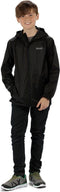 Regatta - Kids Pack It III Opvouwbaar Kinder Regenjack - Zwart - Maat 158