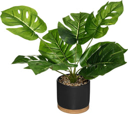 Atmosphera Kunstplant met pot bamboo - H35 cm
