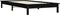 vidaXL - Bedframe - massief - grenenhout - zwart - 90x190 - cm
