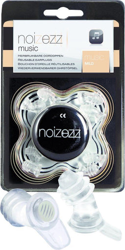 Noizezz - Mild - Gehoorbescherming met vlakke demping rond 10 dB - 4 paar
