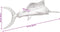 vidaXL - Wandgemonteerde - Zwaardvis, - Zilver, - 91 - x - 8 - x - 26 - cm, - Aluminium