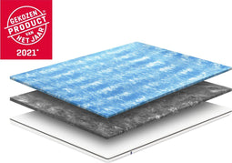 Emma Flip - Topmatras - 160 x 200 cm - 5 cm hoog - Wit
